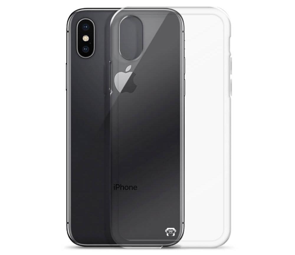 caurspīdīgs iPhone X vāciņš